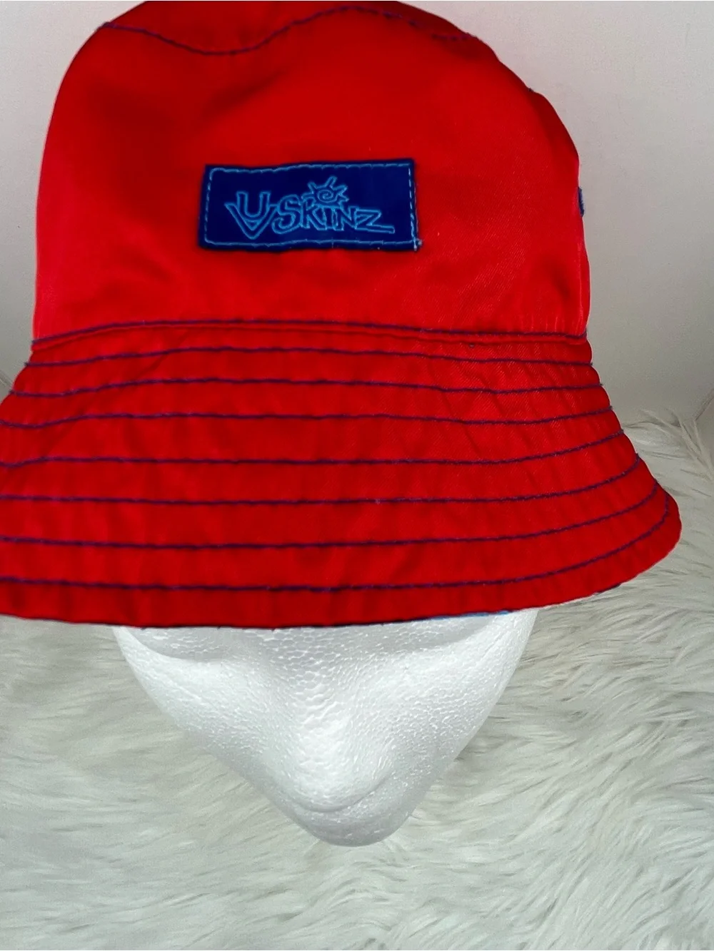 UV Skinz UPF 50 Reversible Bucket Hat Kids 3T Striped Sunwear Protect